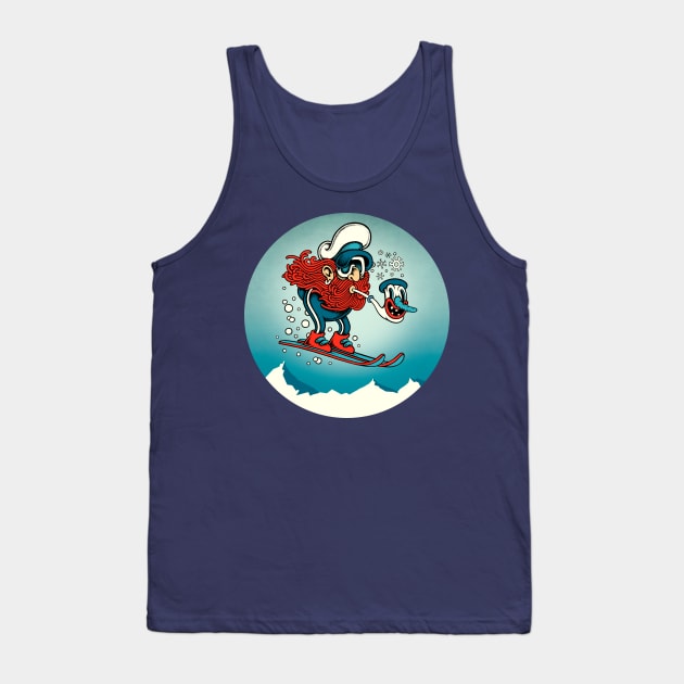 Love skiing Tank Top by Copenhagen Poster